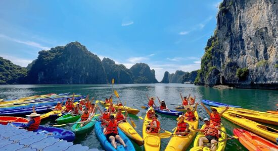 Halong Bay Kayaking in Yellow